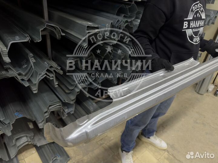 Штампованный порог Лачетти левый