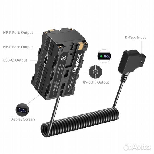 Smallrig 4884 D-tap Разветвитель для NP-F