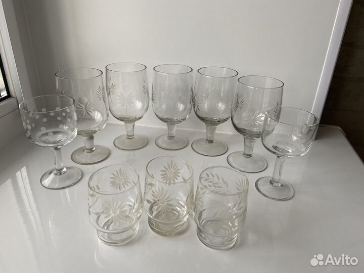 Бокалы стопки