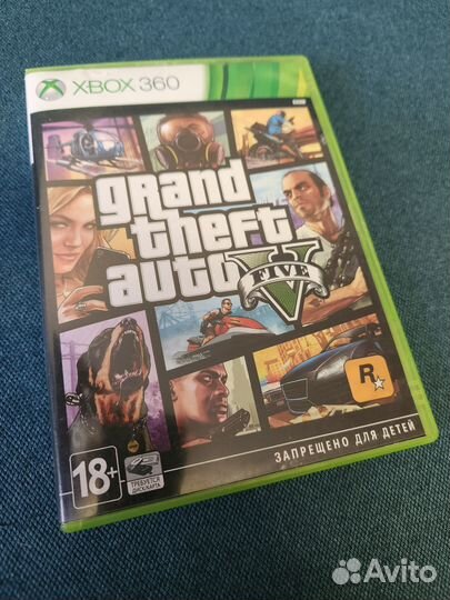 Игра GTA V (оригинал) для Xbox 360