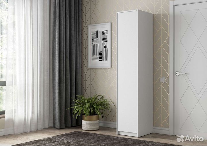 Шкаф пенал без ручек 400мм