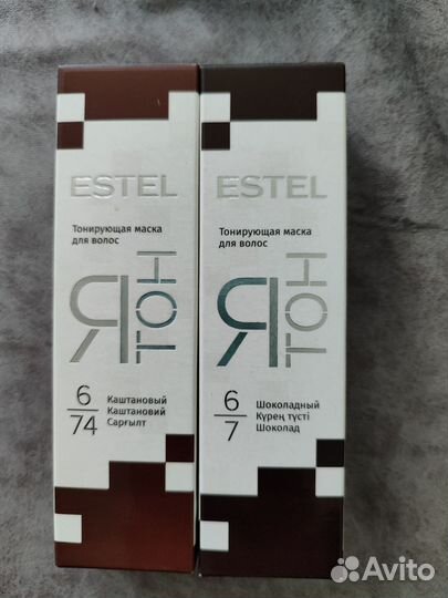 Краска для волос и тонирующая маска