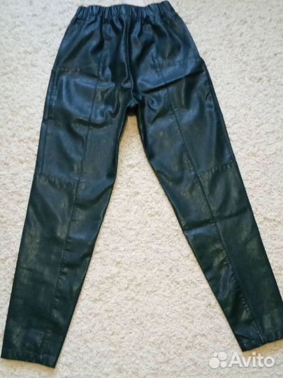 Кожаные брюки Корея, р 42-44