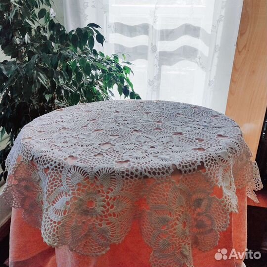 Скатерть вязаная крючком