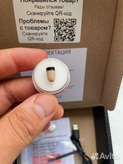 Микронаушник капсульный