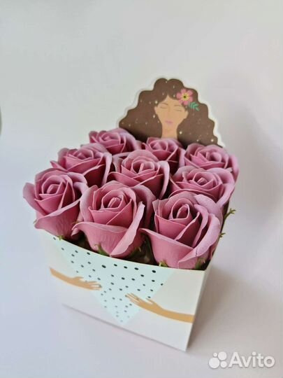 Букет цветы из мыла