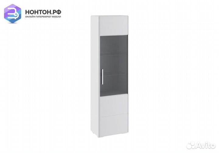 Витрина Наоми белый глянец