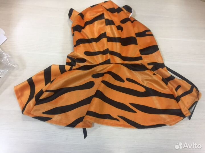 Тигр накидка с капюшоном детская