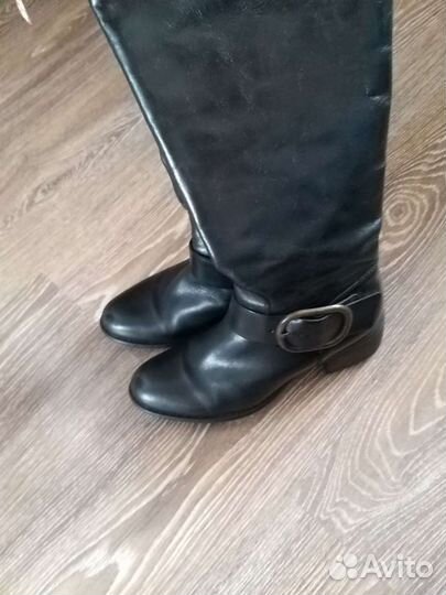 Сапоги женские натуральная кожа 37 размер