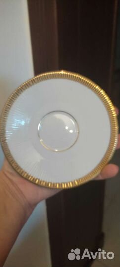 Блюдце Бавария костяной фарфор