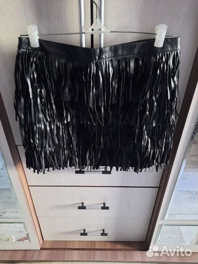 Юбка кожаная lime s