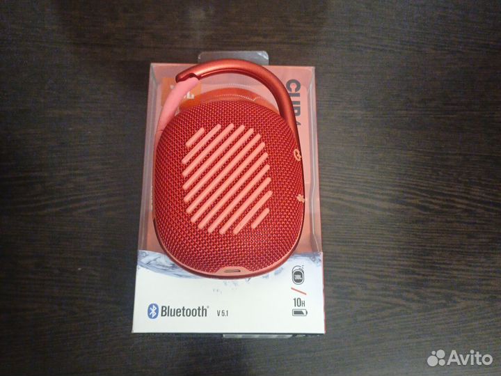 Колонка JBL clip 4 red