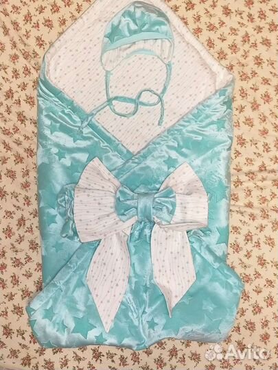 Конверт-одеяло на выписку. Весна-осень