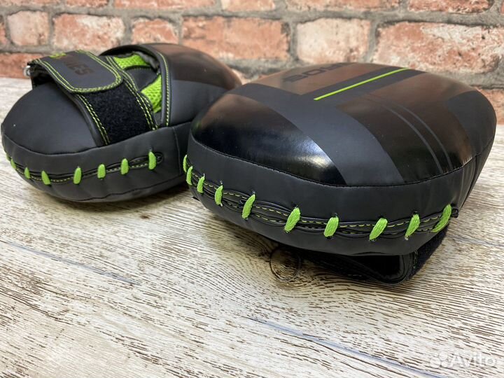 Лапы боксёрские BoyBo B-series Flex Black/Green
