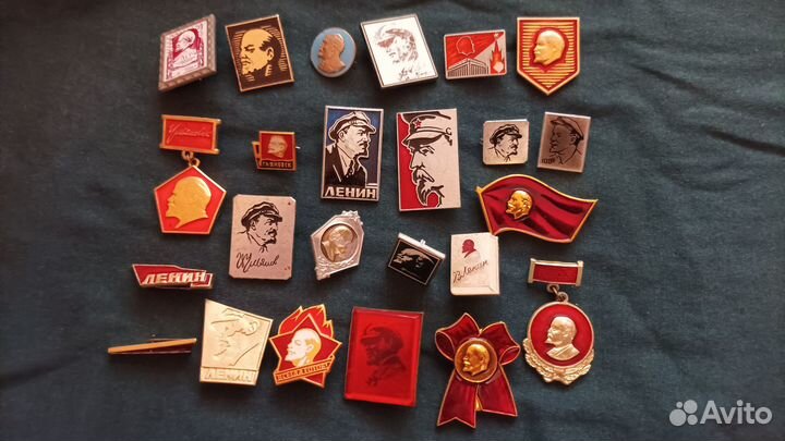 Значки СССР Ленин