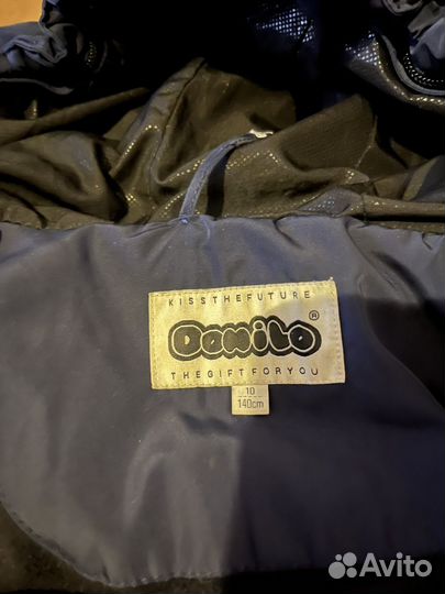 Пуховик на мальчика 140