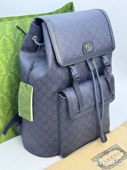 Рюкзак мужской Gucci GG Синий