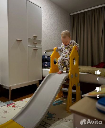 Горка детская пластиковая