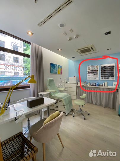 Полка для лаков акриловая белая глянцевая