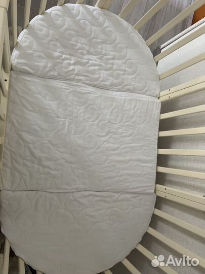 Детская кроватка трансформер с маятником