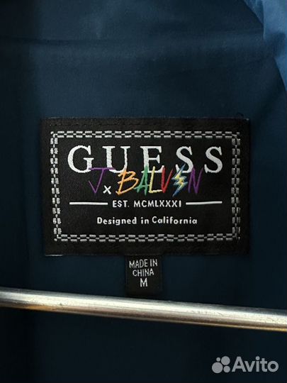 Guess x J. Balvin куртка ветровка оригинал