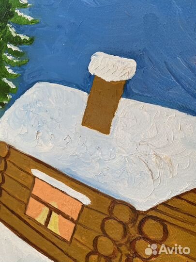 Картина маслом на холсте большая