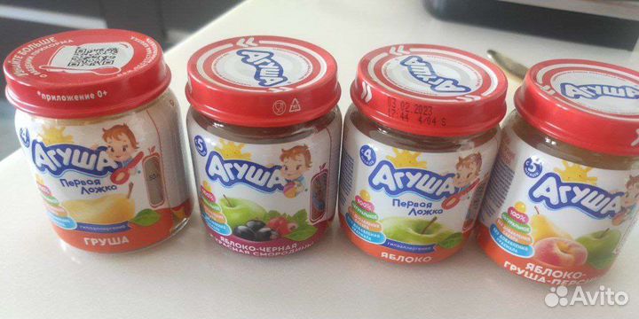 Фруктовое пюре Агуша