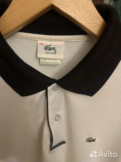 Поло lacoste мужское XL красивое