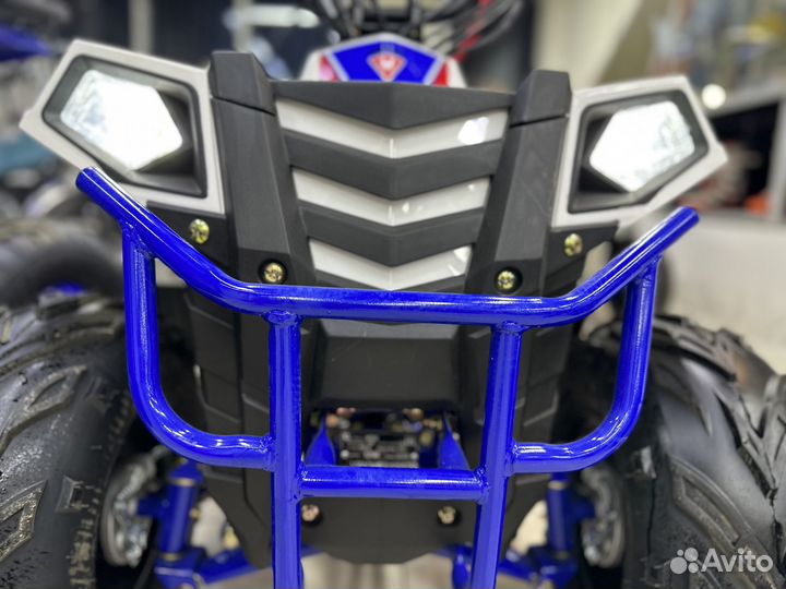 Детский квадроцикл 110 кубов Grizlik A110 синий