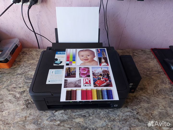 Принтер струйный цветной мфу Epson L210