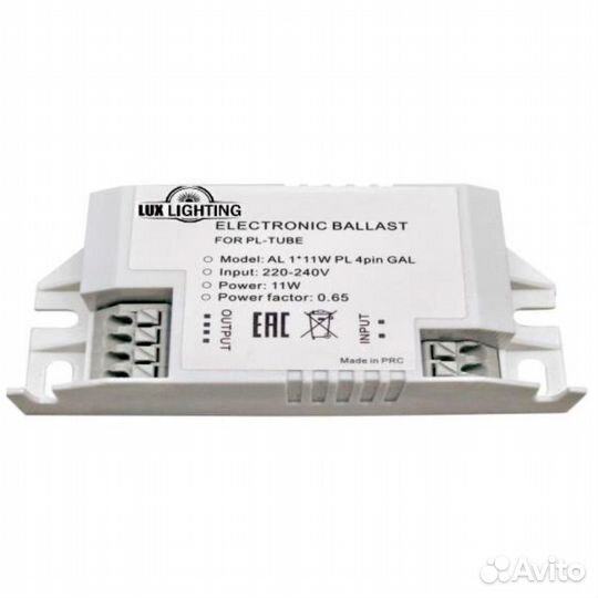 Эпра 11W 4pin для ламп PL-11 универсальный аl 1*11