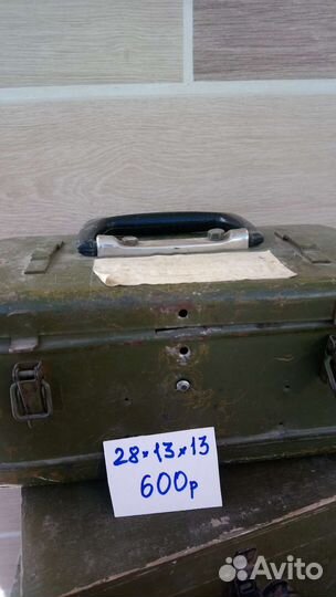 Военные ящички деревянные и металлические СССР