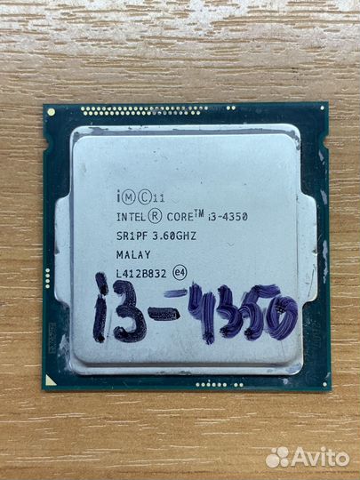 Процессор 1150 intel i3-4350 3.6GHz