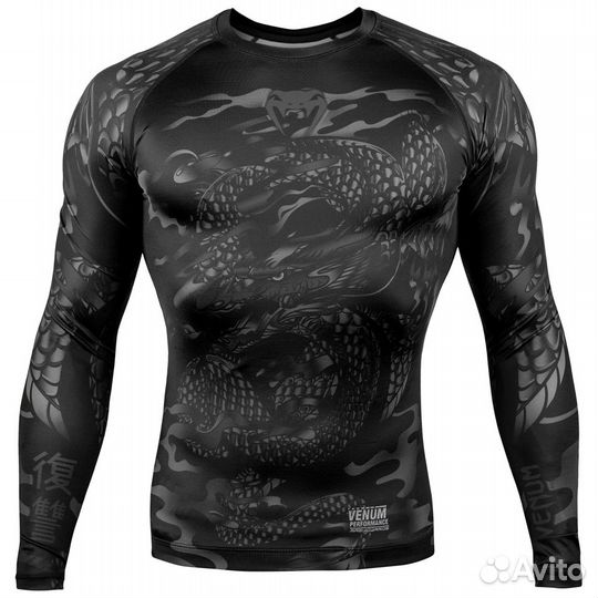 Рашгард для ребенка Venum Dragon Black