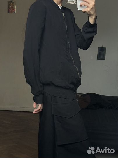 Бомбер / ветровка из шелка