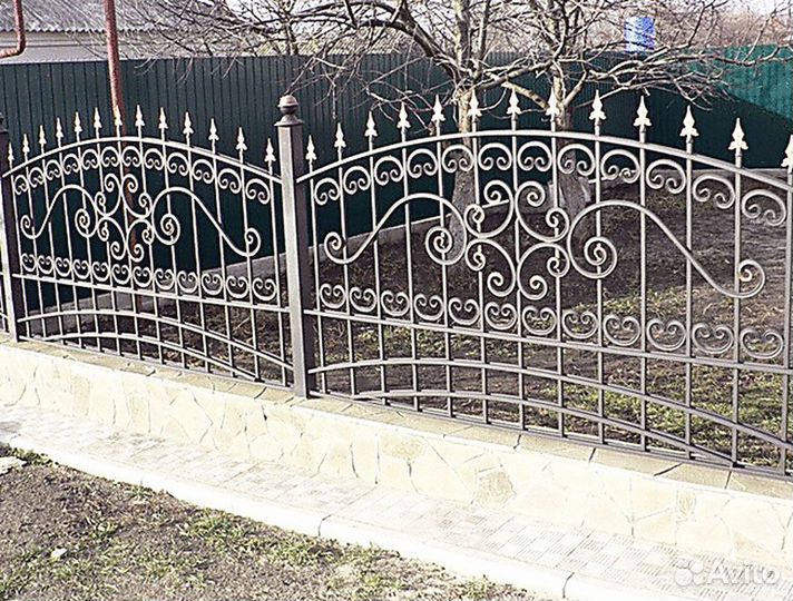 H2Кованные заборы \ Калитки под заказ 2м/h2 p&nbsp