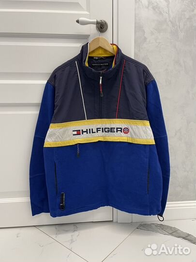 Флисовый анорак Tommy Hilfiger XXL оригинал