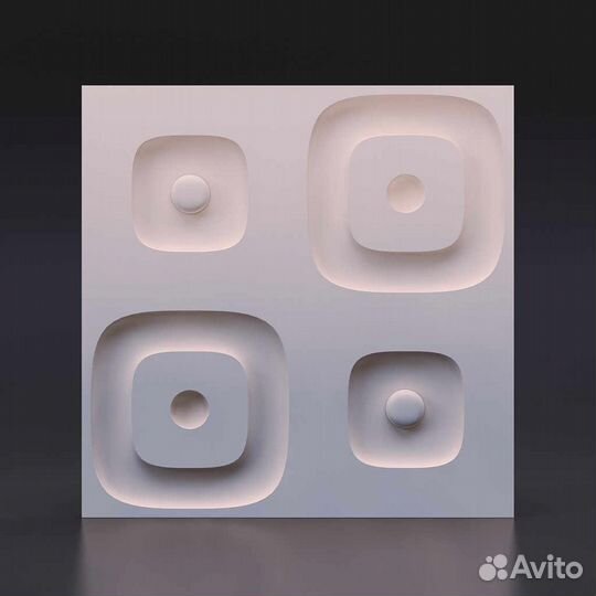 Гипсовая 3D панель 