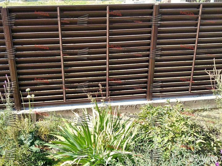 Забор жалюзи