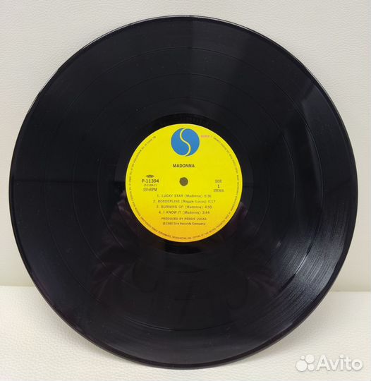 Madonna LP Japan 1982-1983 VG