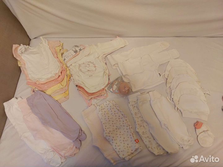 Детские вещи пакетом для девочки 0-4(5)мес