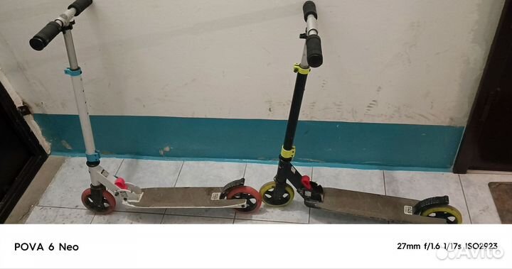 Самокат детский двухколесный бу