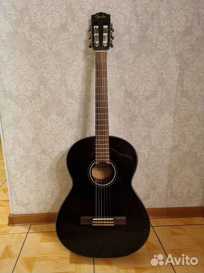 Акустическая гитара Fender CN-60S BLK с чехлом