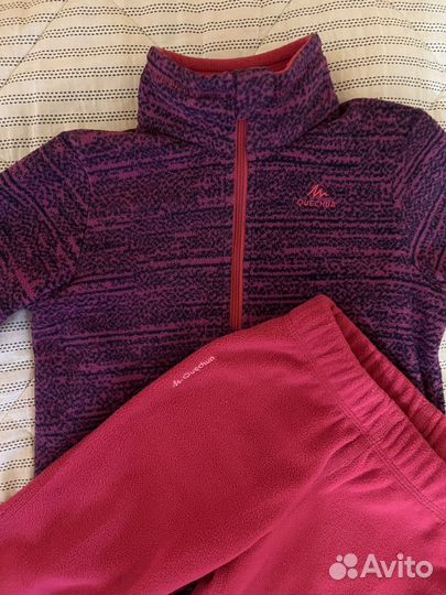 Костюм флисовый декатлон для девочки