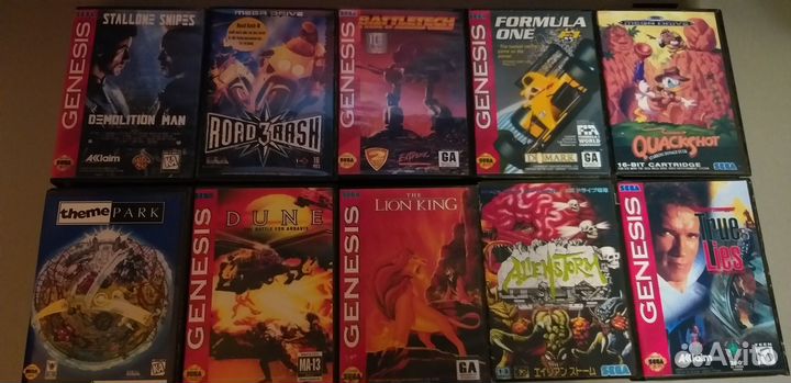 Картриджи sega