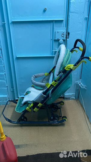 Санки коляска nika