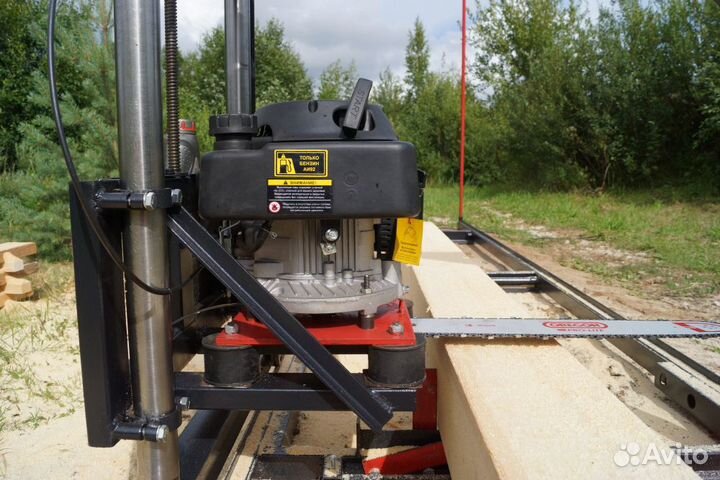 Пилорама бензиновая шинная 5.5л.с