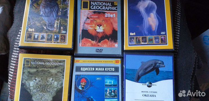Коллекция DVD документальных и спортивных дисков