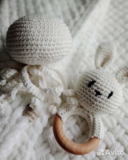 Подарочный набор плед грызунок игрушка