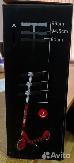 Новый самокат Феррари для взрослых